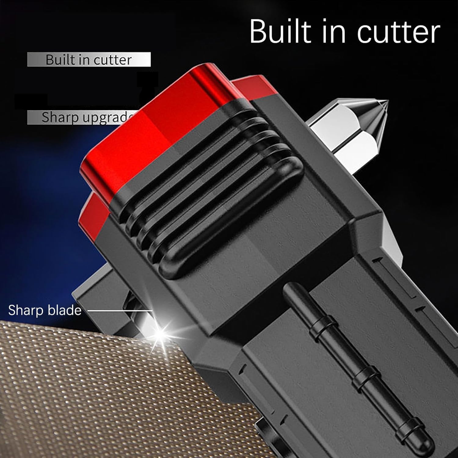 3w Rechargeable Led Flashlight And Power Bank , Most Powerful Portable Led Torch, Super Bright, Waterproof Torch Light With Hanging Magnet And Safety Window Breaking Hammer & Seat Belt Cutter For Camping, Hiking, Outdoor Emergency