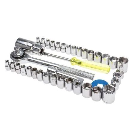 ORIGINAL - Aiwa 40 Pcs Socket Wrench Set Tool Kit Combination Set Small Travel Car Tool Set
