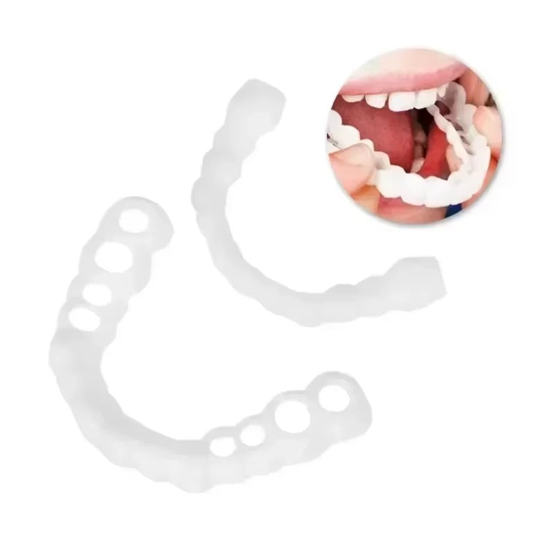1Pair Adjustable Dental Veneers Unisex Teeth Veneer for Men and Women