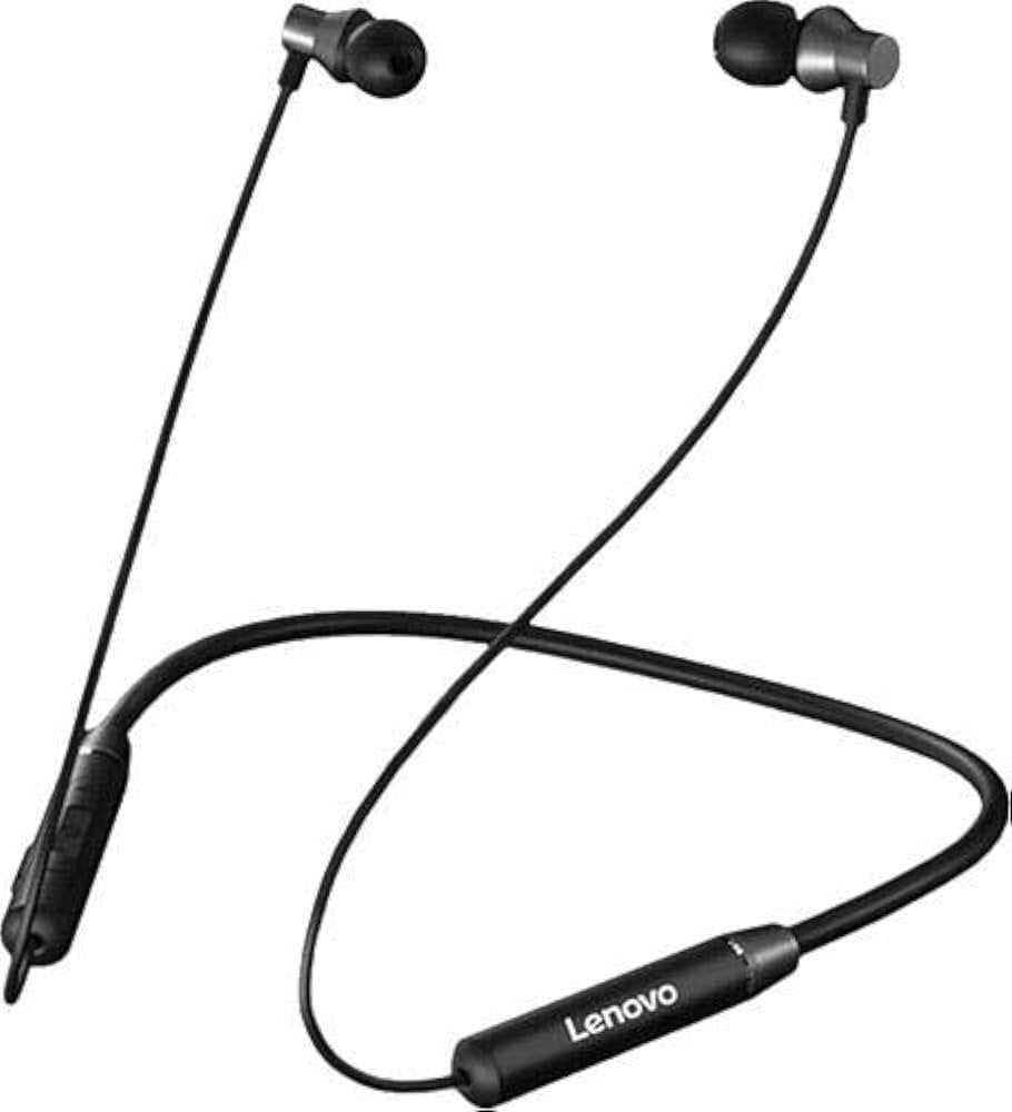 Lenovo HE05 Neckband Bluetooth Headset Black
