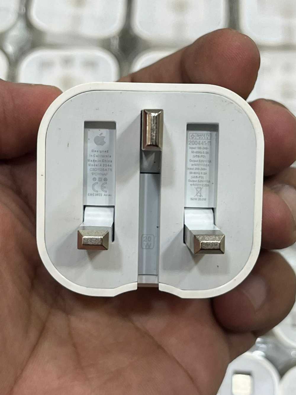 Original 3-Pin 20W USB-C Power Adapter – Heavy Duty | Serial Matched | UK Plug