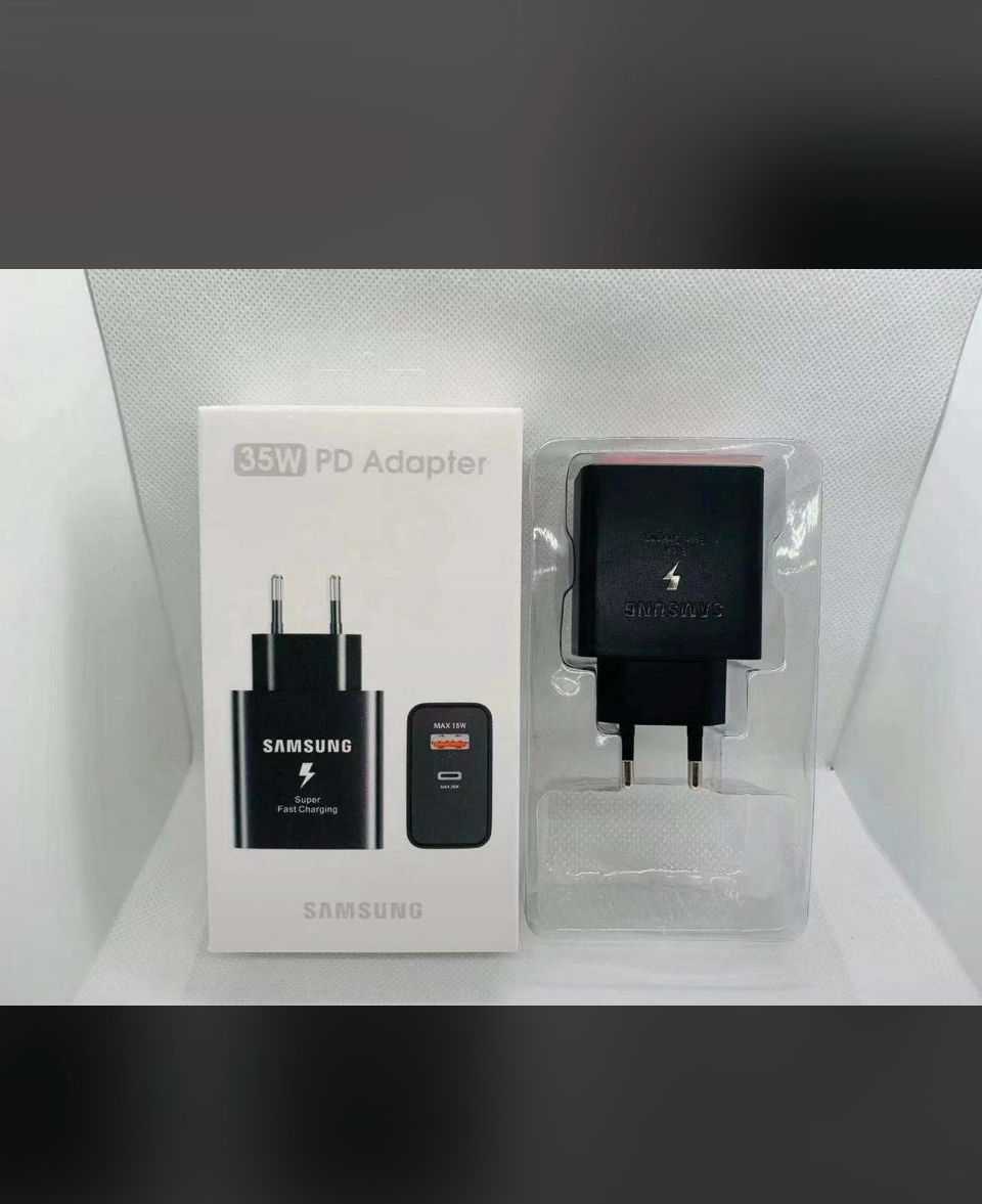 Samsung 45W Triple Port Super Fast Charging Adapter | Dual USB-C PD + USB-A Wall Charger for Galaxy, iPhone 15, Tablets, Laptops & More