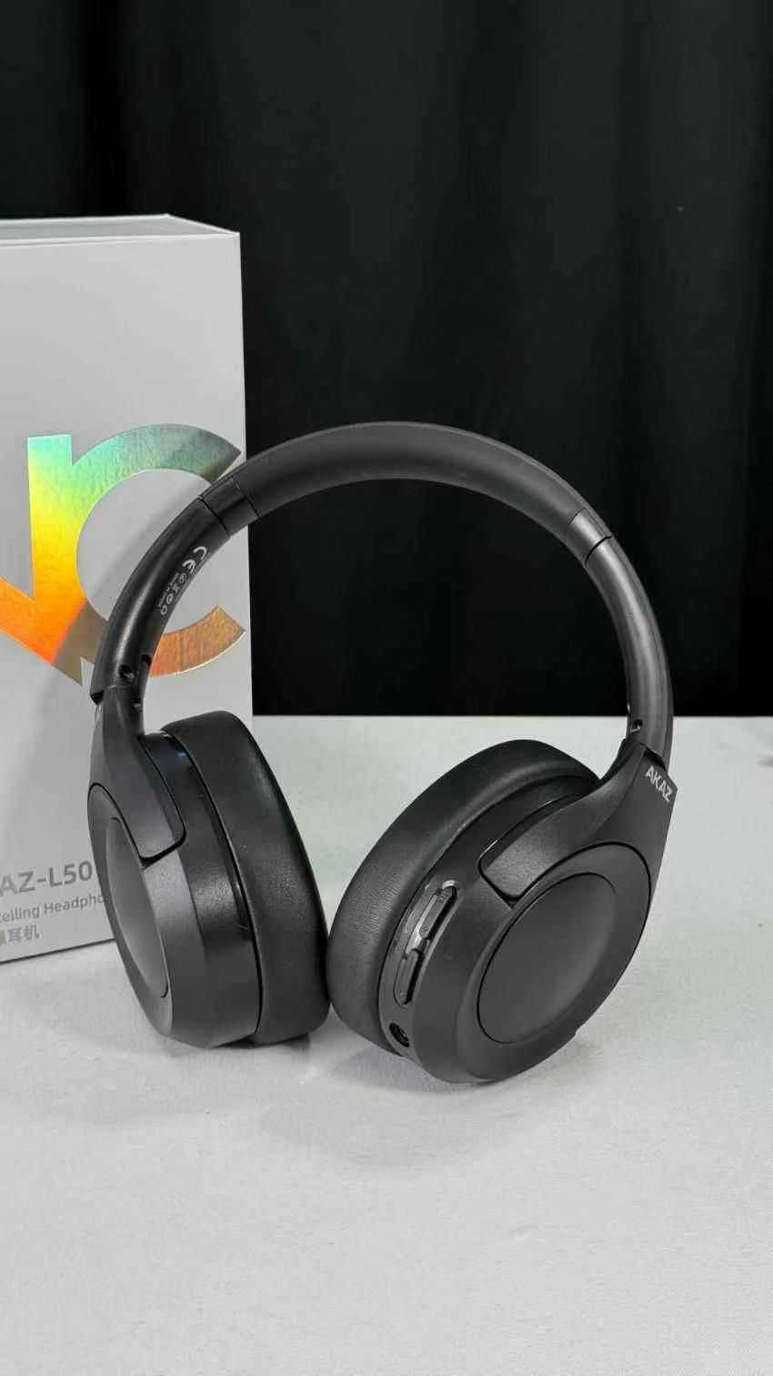 New Original AKAZ L50 Wireless Headphones | ANC Active Noise Cancellation | HiFi Sound | ENC HD Calling | 70H Standby
