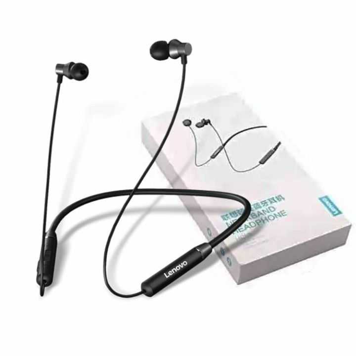 Lenovo HE05 Neckband Bluetooth Headset Black