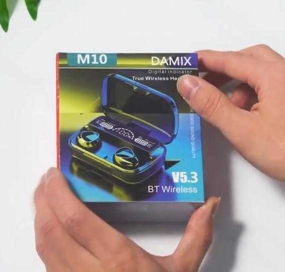 M10 TWS Bluetooth 5.1 Earbuds With Power Display | Touch Control | HD Sound & Deep Bass | Wireless Earphones