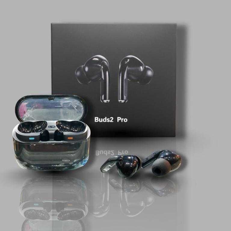 Buds2 Pro Wireless Earbuds | HiFi Sound & Noise Cancellation | AirPods Pro Style | Long Battery Backup