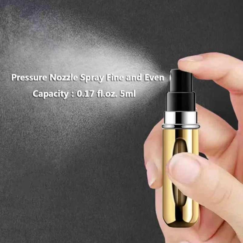5 Ml Mini Independent Refillable Perfume Bottle Self-pumping Press Travel Spray Perfume Atomizer Portable Perfume Bottle
