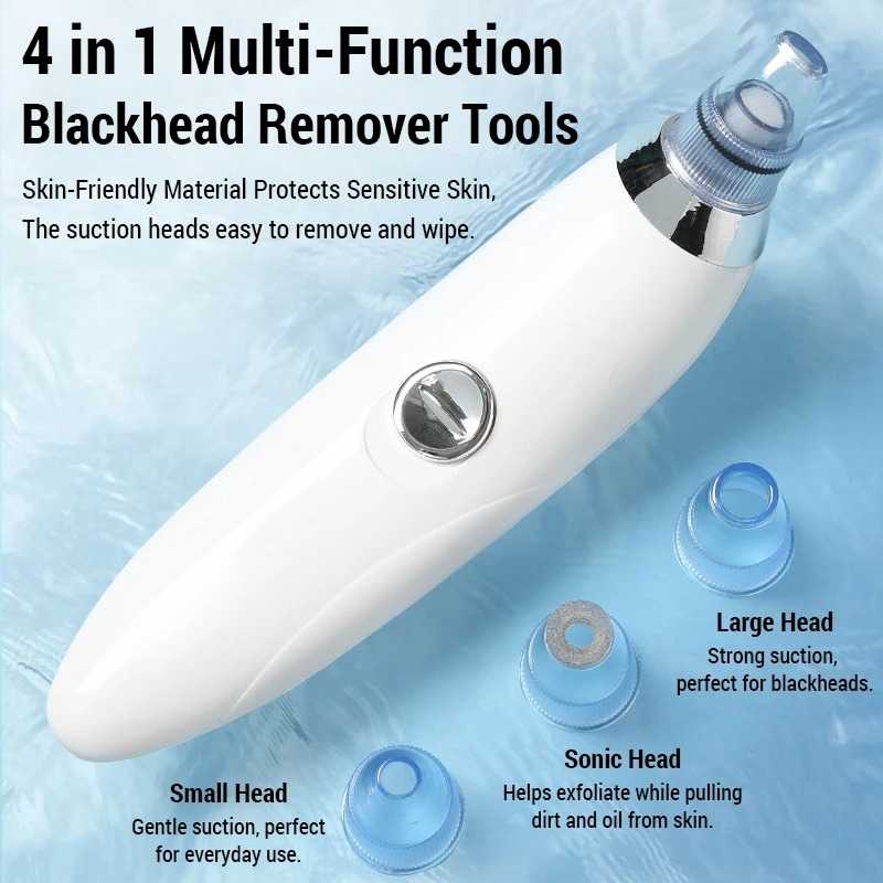 Electric Blackhead Remover — Pore Vacuum for Deep Face Cleansing and Clearer Skin