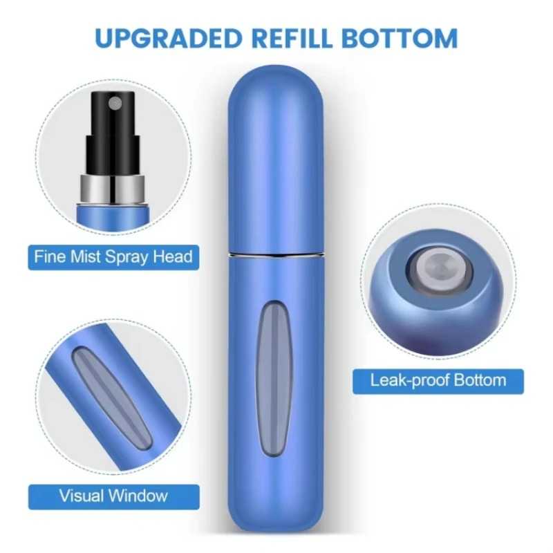 5 Ml Mini Independent Refillable Perfume Bottle Self-pumping Press Travel Spray Perfume Atomizer Portable Perfume Bottle