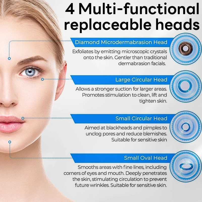 Electric Blackhead Remover — Pore Vacuum for Deep Face Cleansing and Clearer Skin