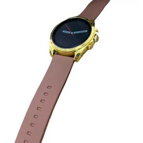 MK5 Max Smart Watch Golden Edition with 10 Interchangeable Straps | AMOLED Display, Bluetooth Calling, Fitness & Health Tracker Smartwatch for Men & Women