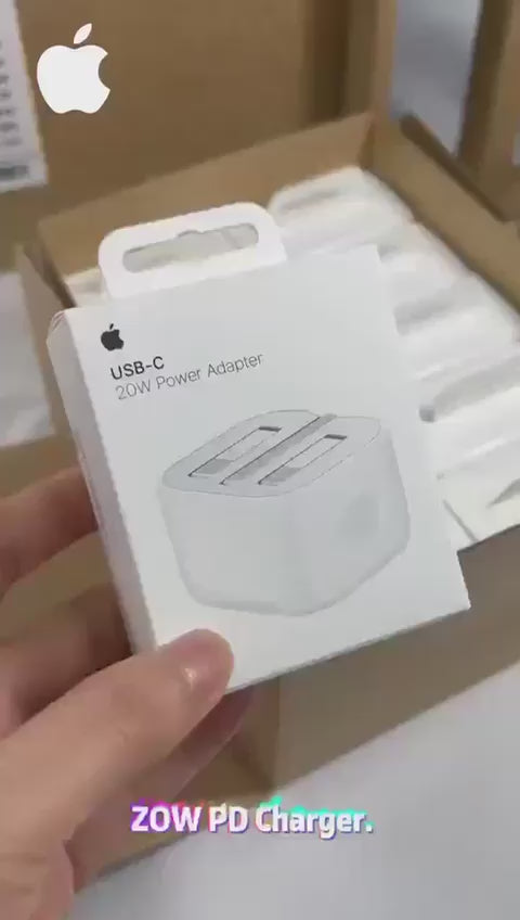 Original 3-Pin 20W USB-C Power Adapter – Heavy Duty | Serial Matched | UK Plug