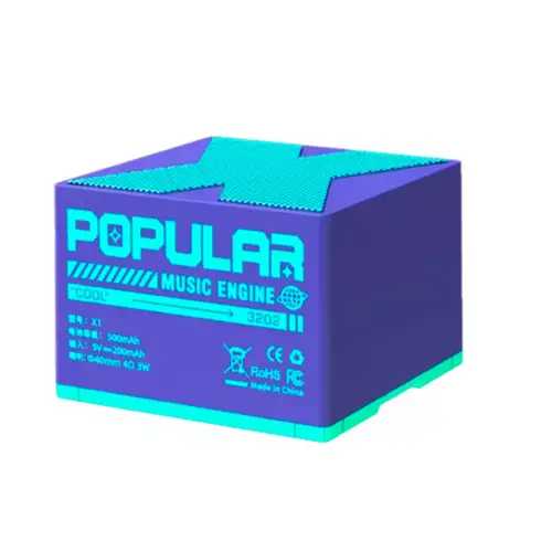 New Original X1 Mini Woofer Speaker | Full Metal Portable Bluetooth Speaker – Powerful Bass, Compact Design